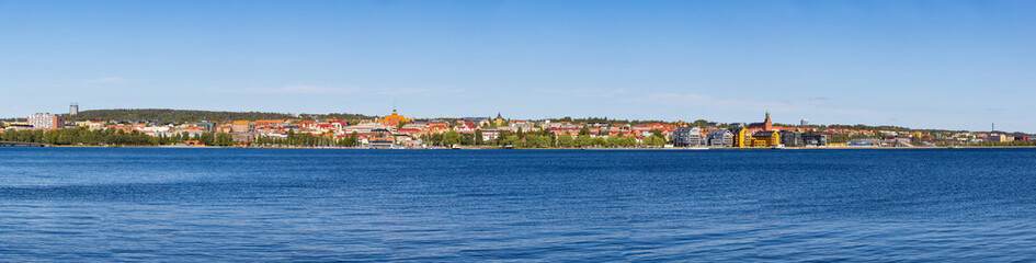 Fototapeta na wymiar Panoramic view of Östersund in Sweden