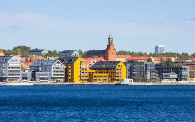 Waterfront of Östersund in Sweden, Scandinavia