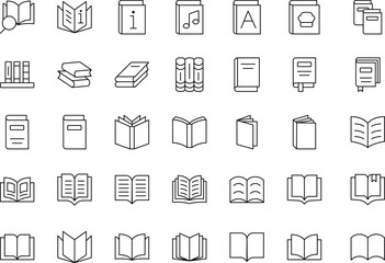 Books Vector Flat Icons Pack