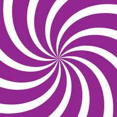 Spiral purple and white twist background