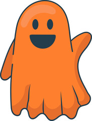 cute funny halloween ghost