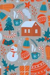 Christmas greeting card.