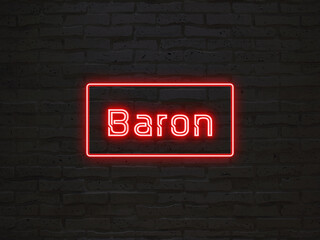 Baron のネオン文字