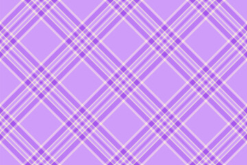 Background texture fabric of seamless plaid tartan with a vector textile pattern check.