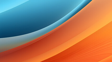 abstract blue and orange background with waves