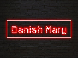 Danish Mary のネオン文字