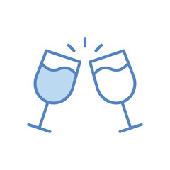 Drinks icon isolate white background vector stock illustration.