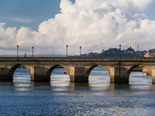 Misericordia bridge in Viveiro, Lugo, Galicia, Spain
