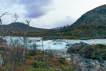 The Sjoa is a river in Innlandet county, Norway