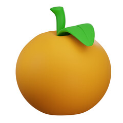 Orange 3D Illustration