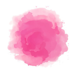 Pink watercolor paint splashes, Watercolor abstract splash Color painting texture. Pink background, watercolor paint splashes