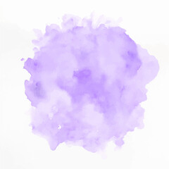 Abstract watercolor paint splashes, Purple watercolor