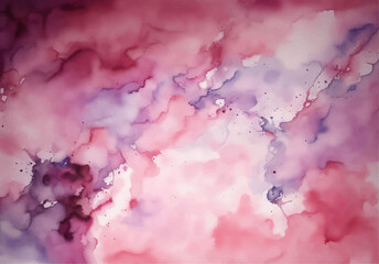 Pink watercolor background, watercolor background with watercolor