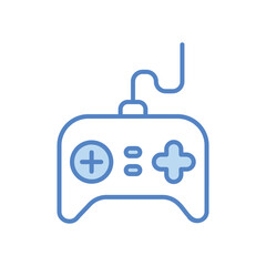 Gaming icon isolate white background vector stock illustration.