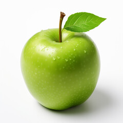 green apple isolated in white background