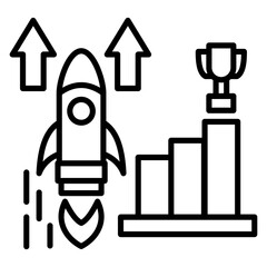 Rocket Launch Icon