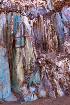 the beautiful goddess ofsalt cristal in hormoz island 