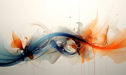 abstract background with smoke
