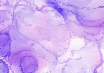Abstract watercolor background with watercolor splashes, Purple watercolor