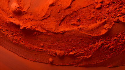 close up of red sand