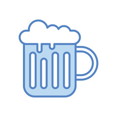 Bar icon isolate white background vector stock illustration.