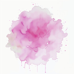 Abstract Pink watercolor background with colors, abstract background with blots
