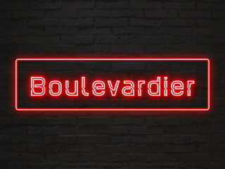 Boulevardier のネオン文字