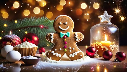 gingerbread cookies and christmas cookies