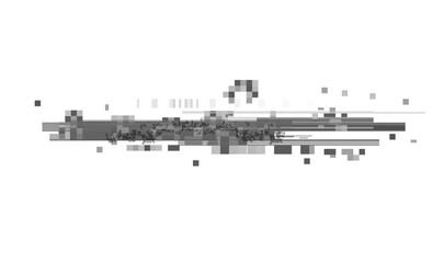 Glitch noise distortion of broken video transparent backgrounds, VHS effect, glitch digital color pixel noise. Stock image abstract pixel background glitch texture. Color digital, corrupted signal