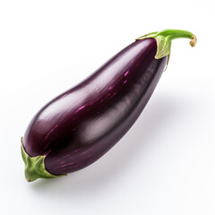 eggplant isolated in white background