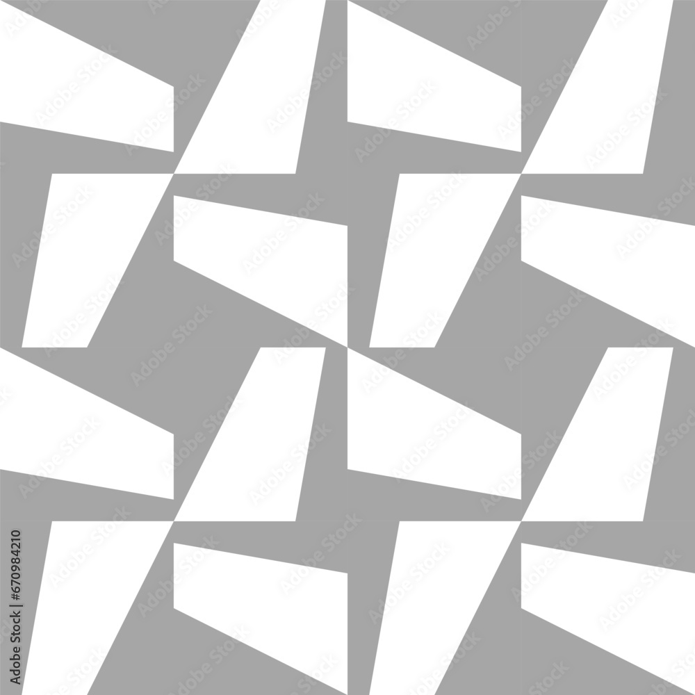 Poster abstract geometric vector seamless pattern with triangles, squares, rectangles and polygons. scandin