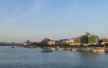 Obraz premium Hungary Budapest 10.25.2023 street autumn landscape