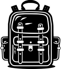 Back to School | Minimalist and Simple Silhouette - Vector illustration