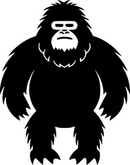 Bigfoot - Minimalist and Flat Logo - Vector illustration
