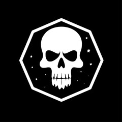 Halloween - Minimalist and Flat Logo - Vector illustration