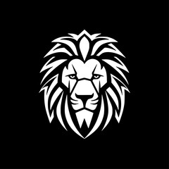 Lion | Minimalist and Simple Silhouette - Vector illustration