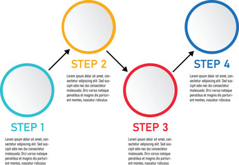 Infographics design vector and marketing icons can be used for workflow layout. Vector illustration