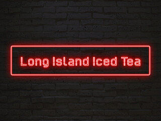 Long Island Iced Tea のネオン文字