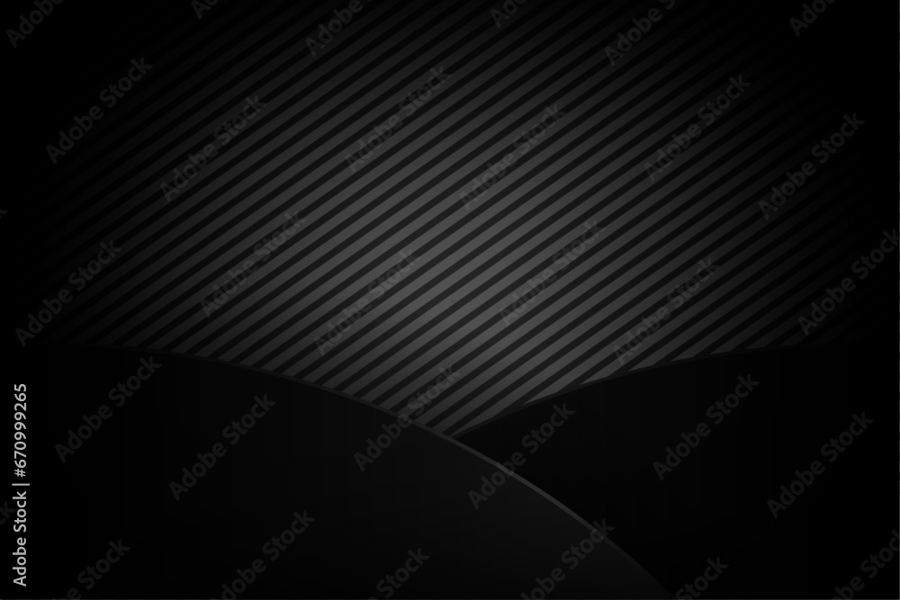 Poster simple black background with dark pattern of lines and geometric abstract shapes. perfect for backgr