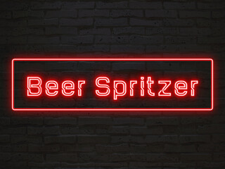 Beer Spritzer のネオン文字