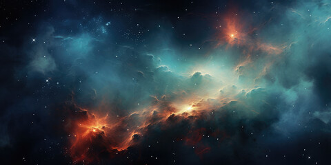 Fototapeta premium Cosmic clouds as seen by space based telescope