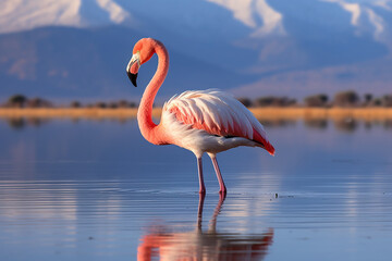 pink flamingo animal colors beautiful