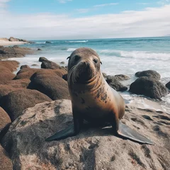 Foto op Canvas island sea lion © AD