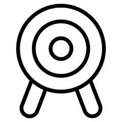 arrow board line icon