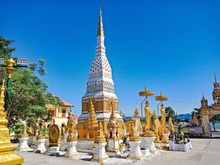 Fototapeta premium The images capture the essence of Thai culture and religious devotion, evoking a profound sense of connection to traditions and spirituality.