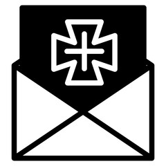 document in mail dualtone icon