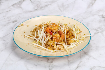 Pad thai - noodle with shrimps