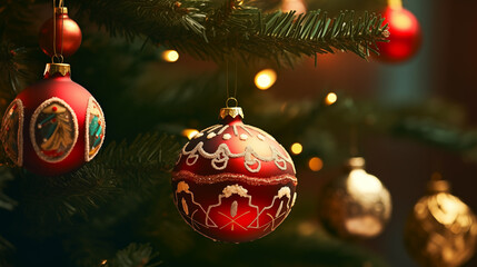 Christmas Xmas tree balls decorations