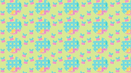 girl frock color pattern.