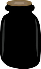 Cutting board & sugar illustration